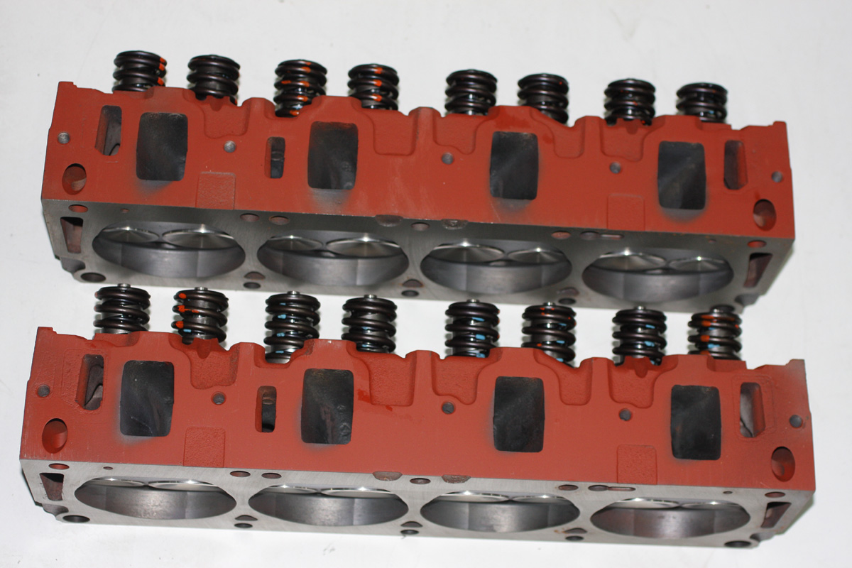 ORIGINAL 427 FE FORD MEDIUM RISER CYLINDER HEADS COBRA SHELBY C5AE ...