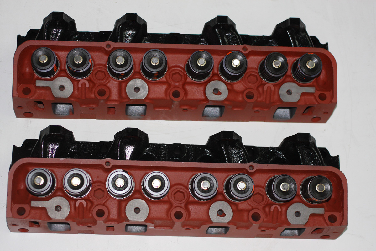 ORIGINAL 427 FE FORD MEDIUM RISER CYLINDER HEADS COBRA SHELBY C5AE ...